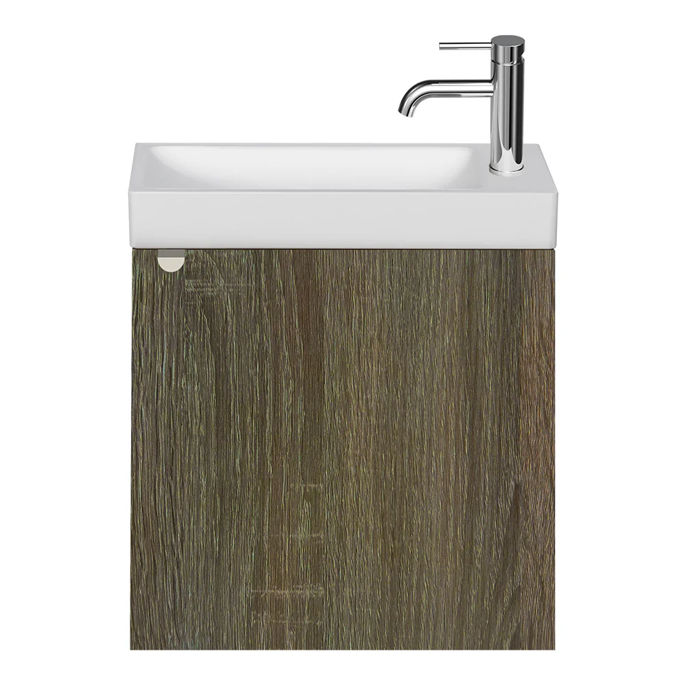 Smart 400 Wall Cabinet with Ceramic Basin - Image 5