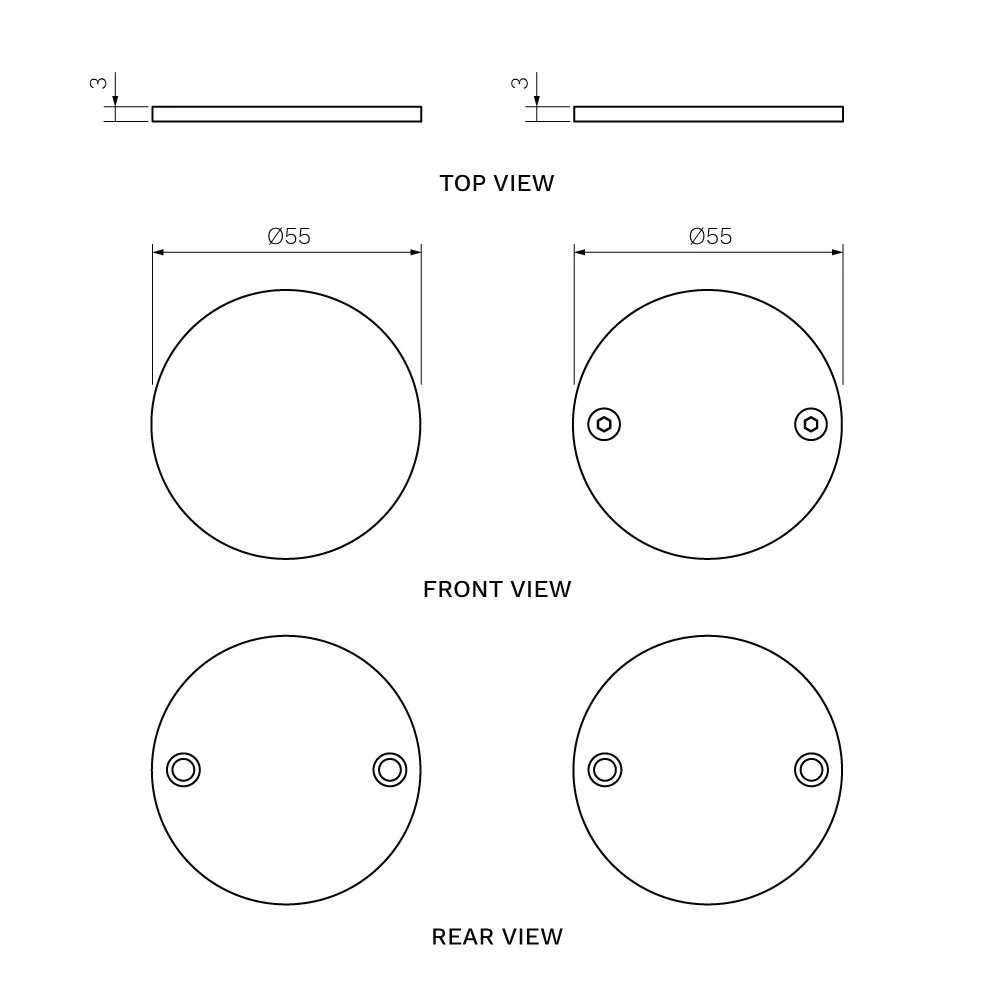 Stella Blind Rose (Pair) - Image 6