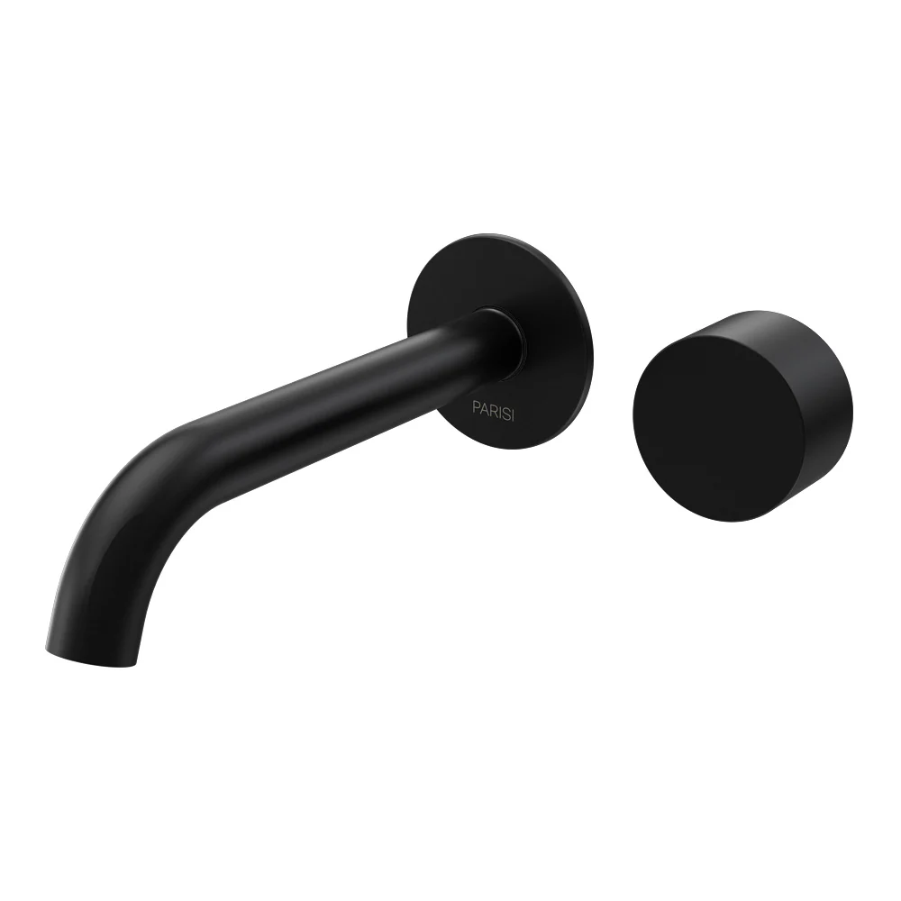 Stereo Wall Mixer with 190mm Spout (Individual Flanges) - Image 2