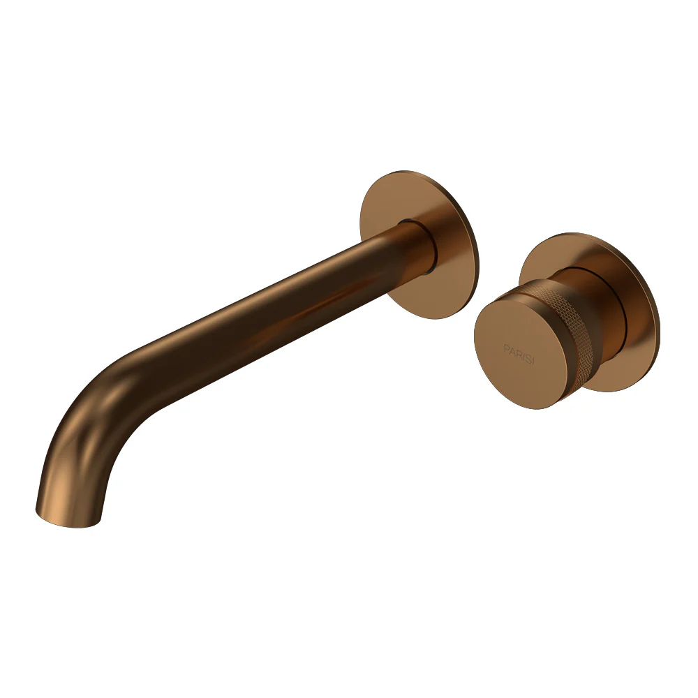 Todo II Wall Mixer with 190mm Curved Spout (Individual Flanges) - Image 5