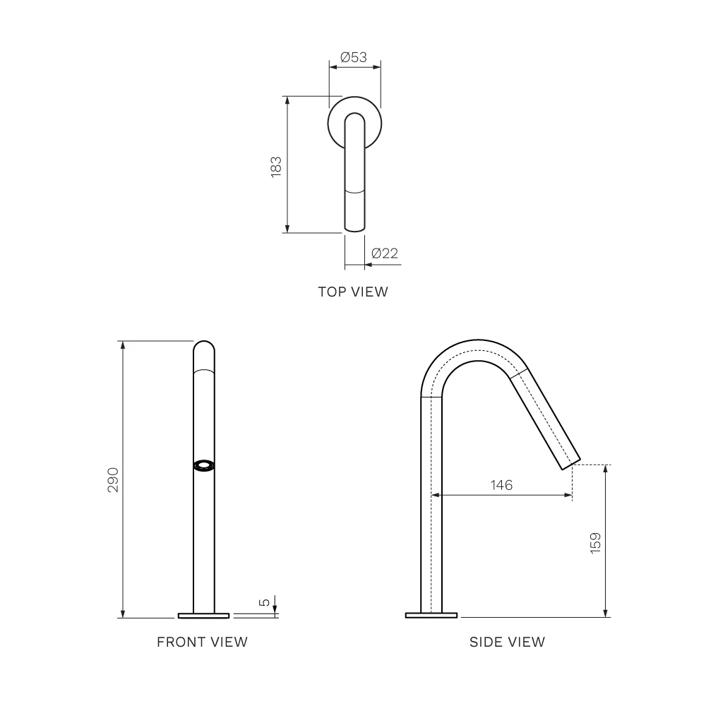 Tondo Gooseneck Swivel Spout - Image 7