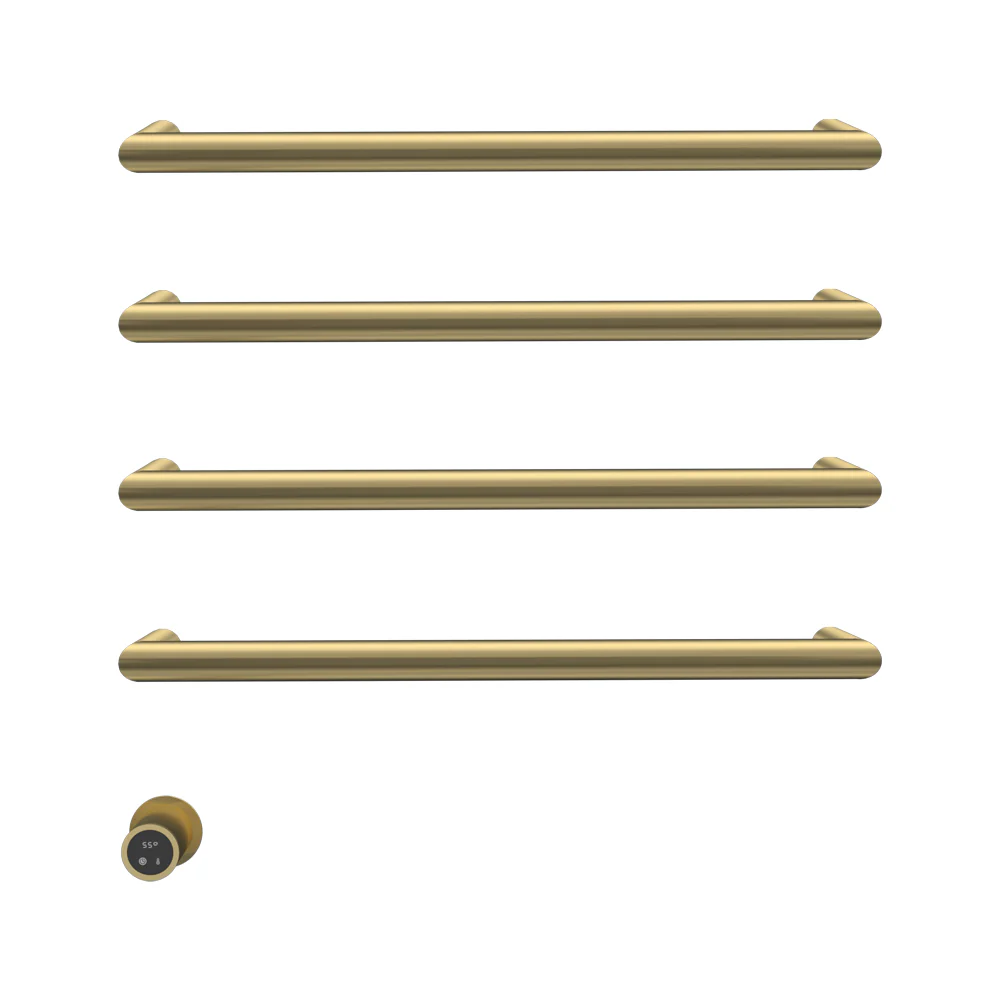 Tondo Heated Towel Rail 4 Bars 600mm with Controller - Image 4