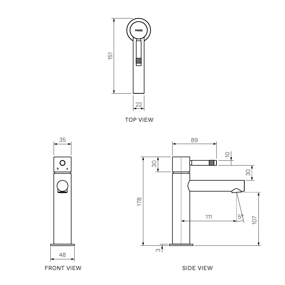 Tondo II Basin Mixer - Image 6