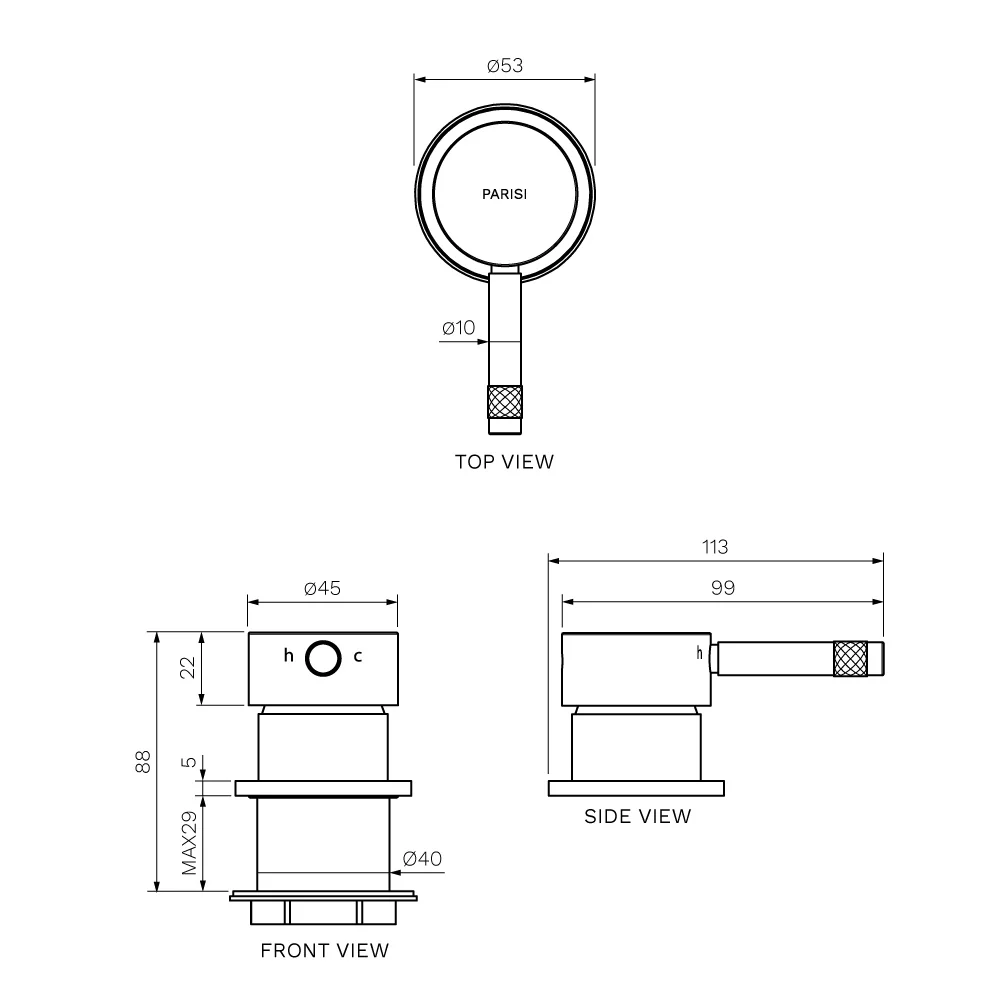 Tondo II Hob Mixer - Image 6