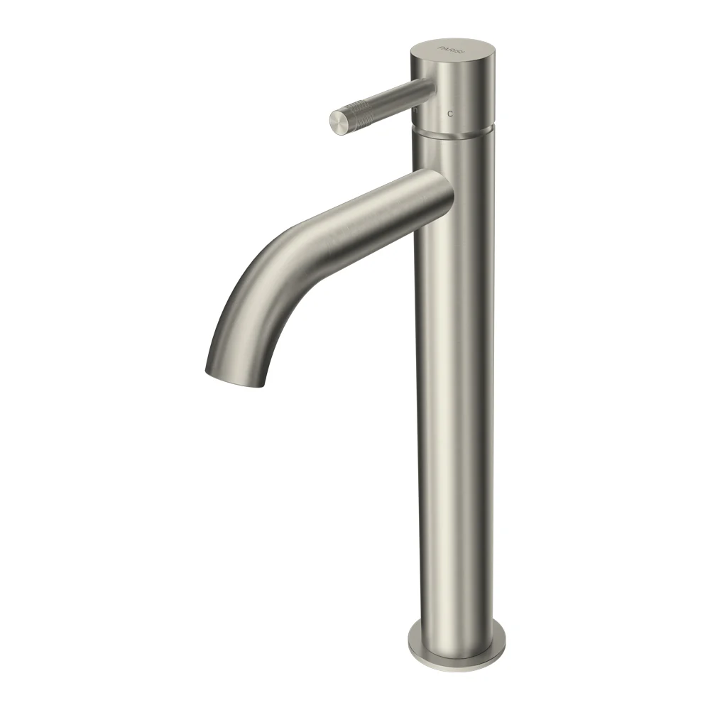 Tondo II Vessel Basin Mixer with Curved Spout - Image 3