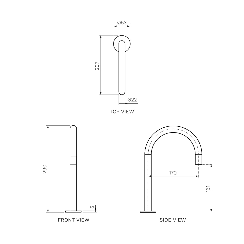 Tondo Round Swivel Spout - Image 7
