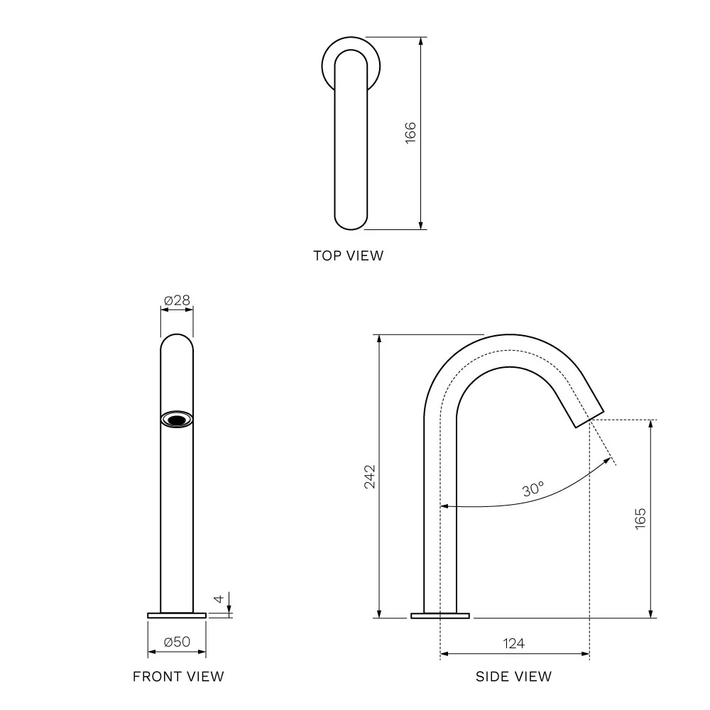 Tondo Sensor Round Hob Spout - Image 7