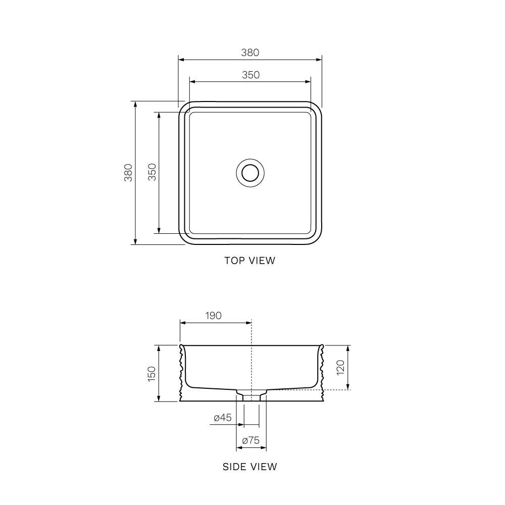 Trace Bench Basin (38x38x15H) - Image 10