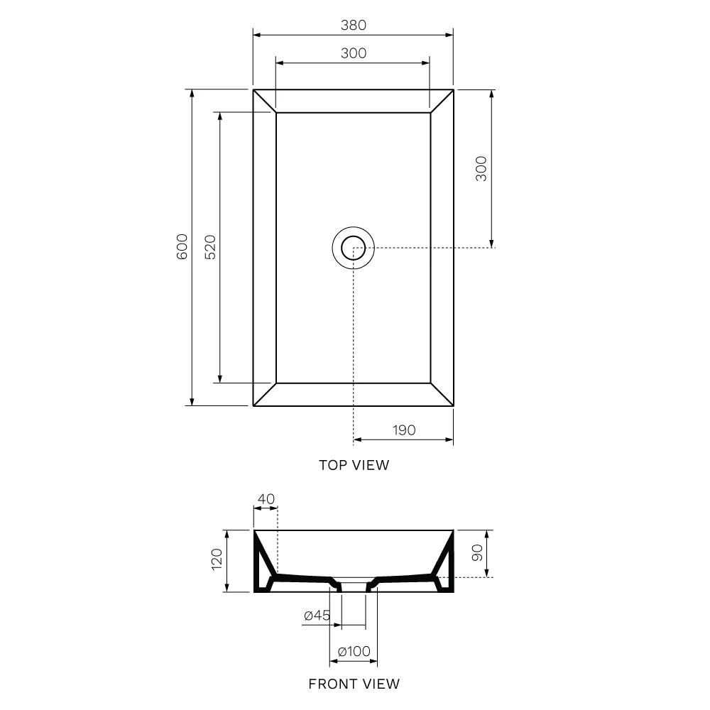 Track Bench Basin (60x38x12H) - Image 11