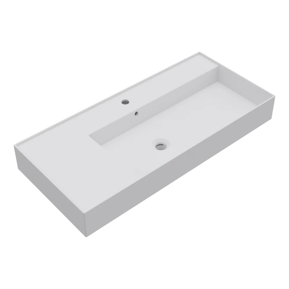 Twenty 100 Right Bowl Wall Basin - Image 4
