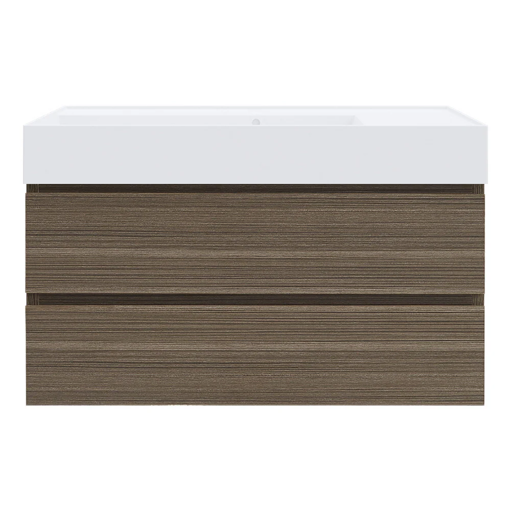Twenty 1000 Wall Cabinet with Matt White Left Bowl Top - Image 4