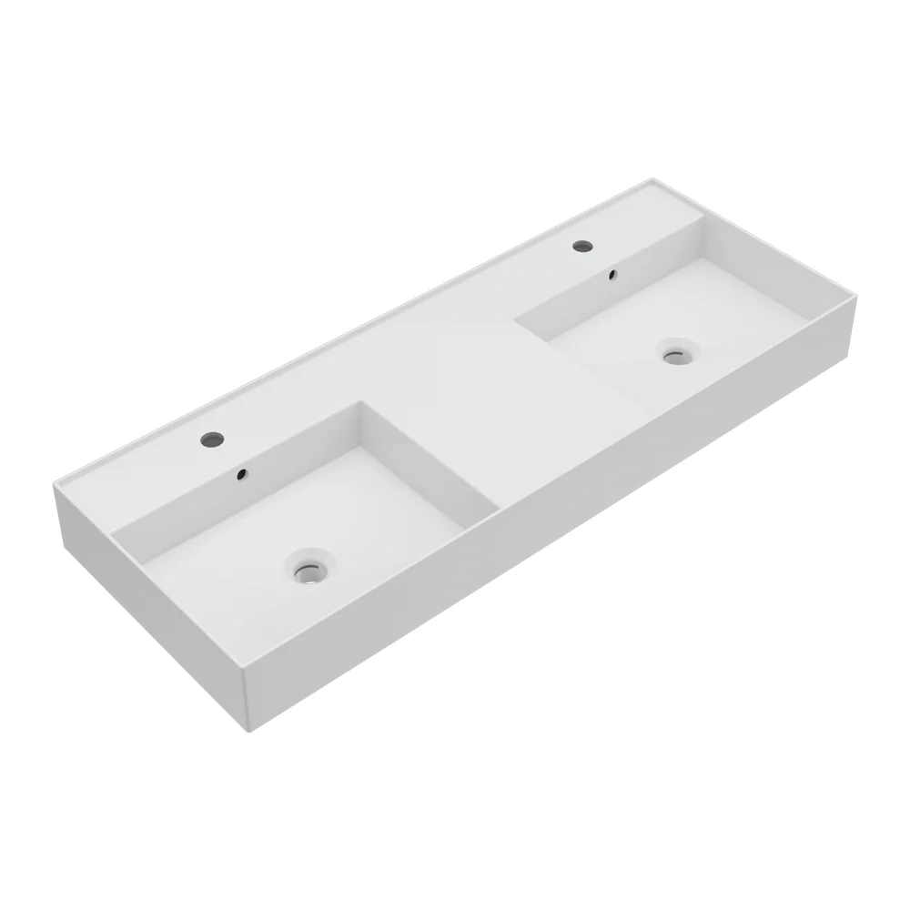 Twenty 120 Double Bowl Bench Basin - Image 4