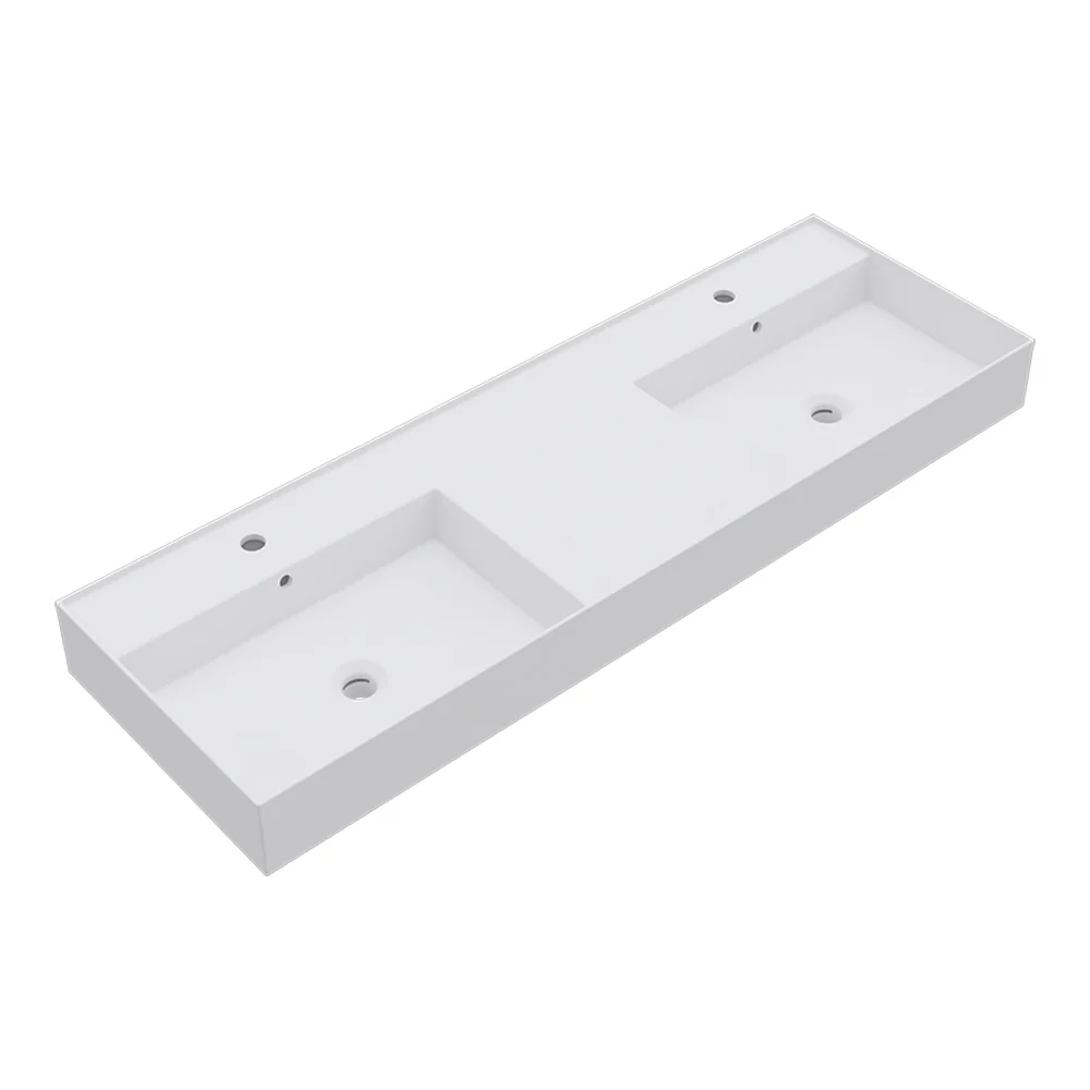 Twenty 140 Double Bowl Bench Basin - Image 4